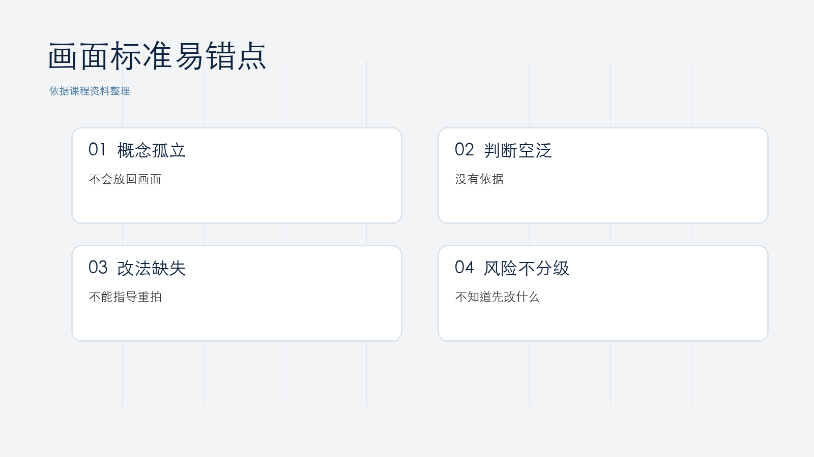 考试易错点