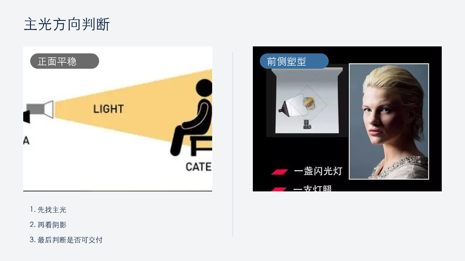 案例一：主光方向