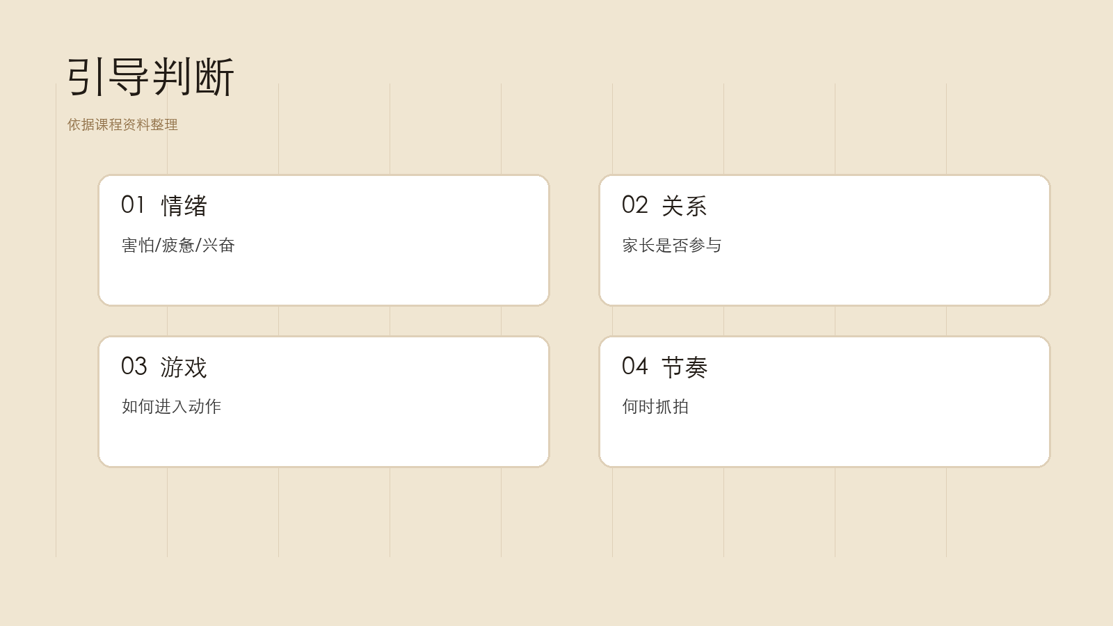 儿童引导题